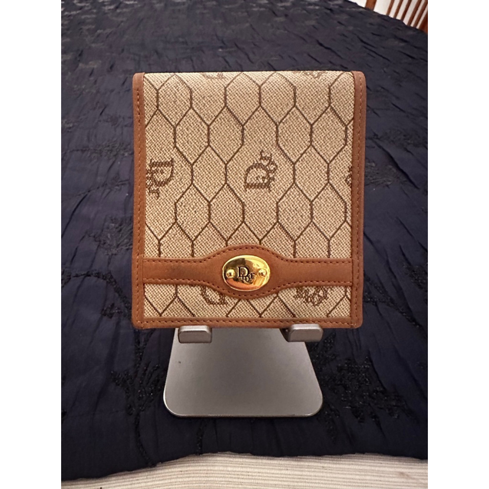 Christian Dior Beige & Brown Bifold Wallet - Picture 2 of 10